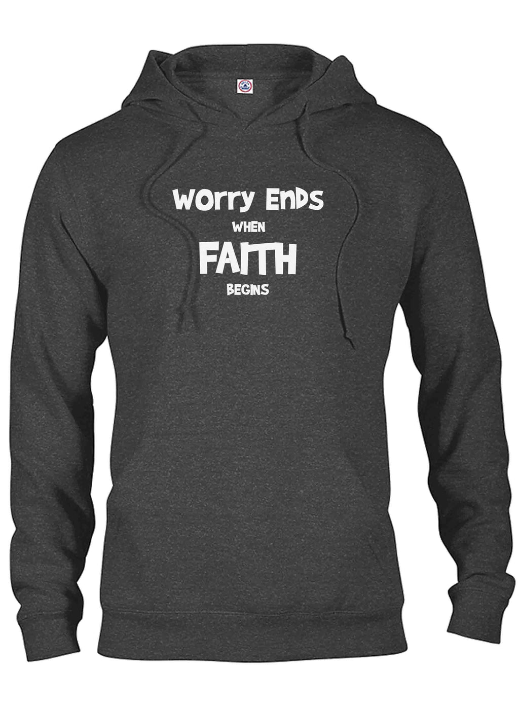 Worry Ends when Faith Begins T-Shirt