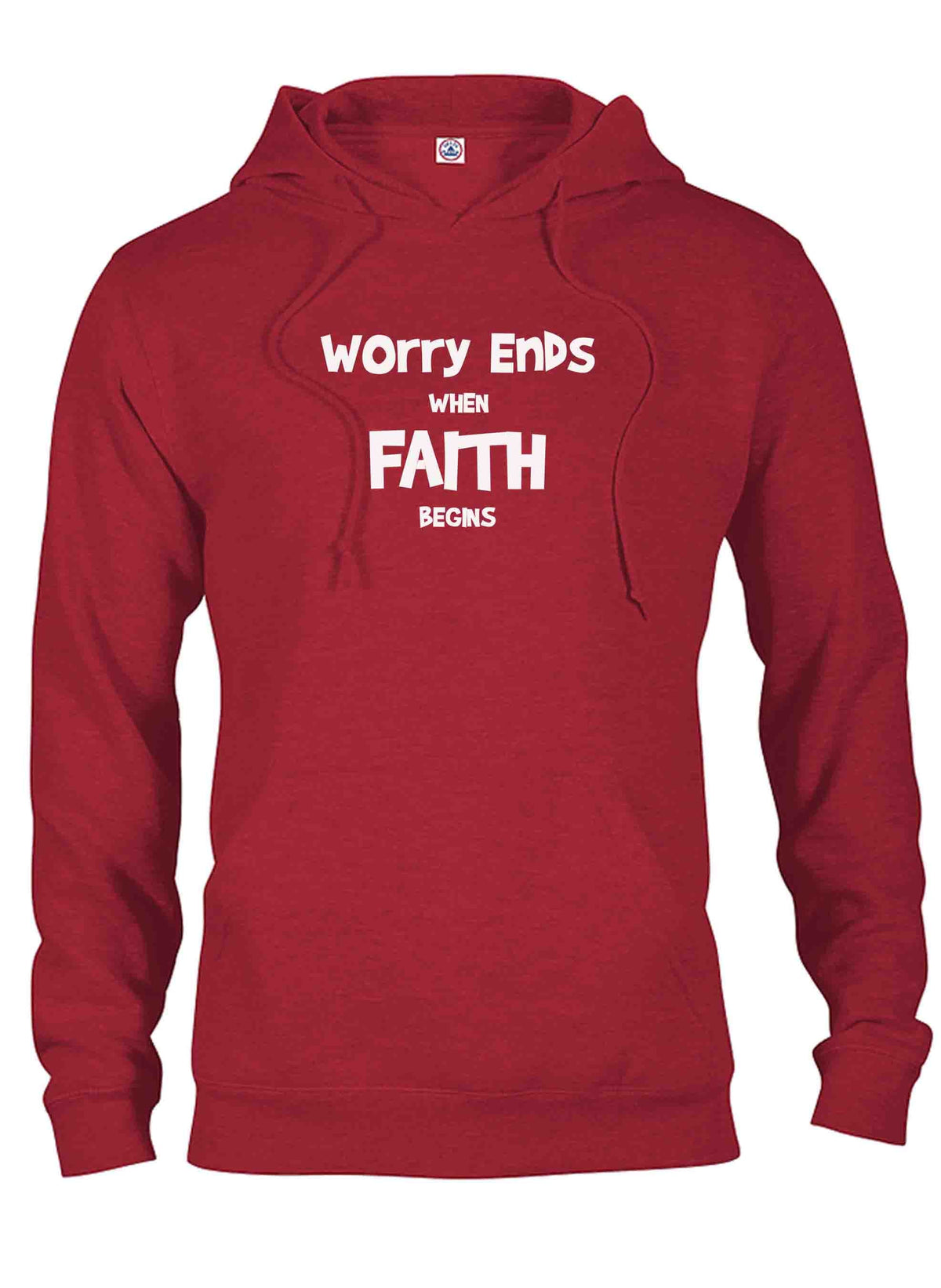 Worry Ends when Faith Begins T-Shirt